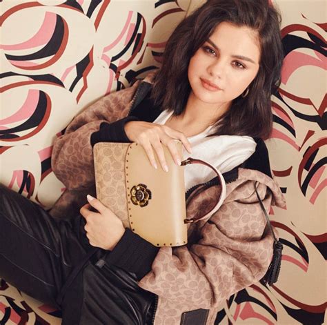 selena gomez coach bag replica